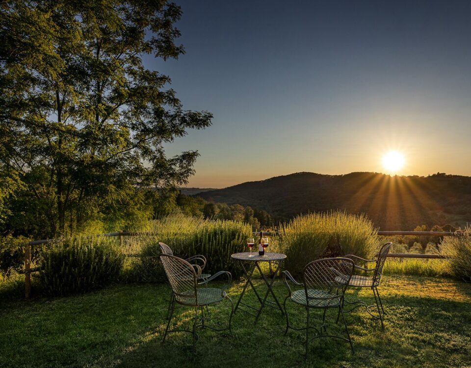 Sunset Castello di Cafaggio